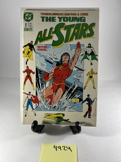The Young All-Stars #4 (1984) - DC Comics -  Neptune Perkins Appearance