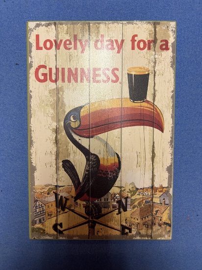 Guiness wooden sign