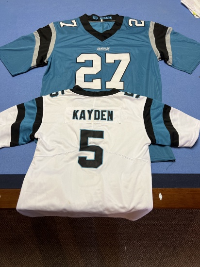 2 Panthers shirts