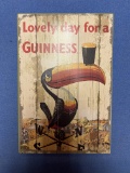 Guiness wooden sign