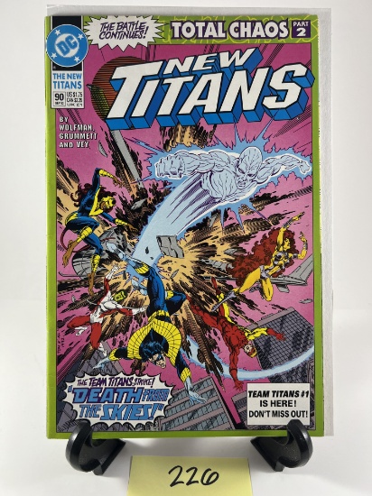 Titans Comic #90 September 1992 Total Chaos Part 2