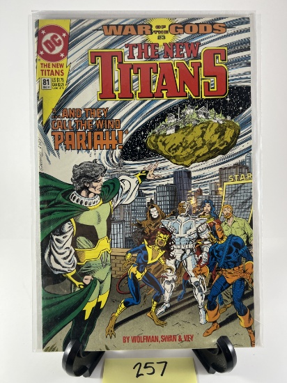 The New Titans Issue 81 Comic Book  DC Comics December 1991