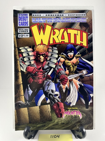 Wrath #2  Malibu Comics Ultraverse Debut Cards
