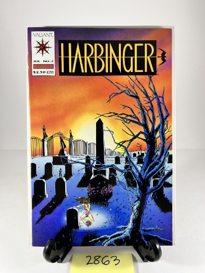 Harbinger #7 Comic Book  Valiant July