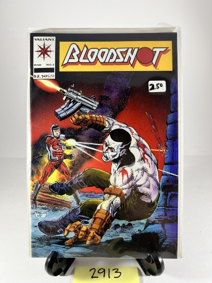 Bloodshot #2 Valiant Comics March No. 2 $2.50