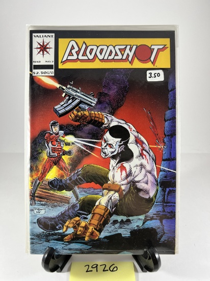 Bloodshot #2 Valiant Comics March-