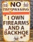 NO TRESPASSING