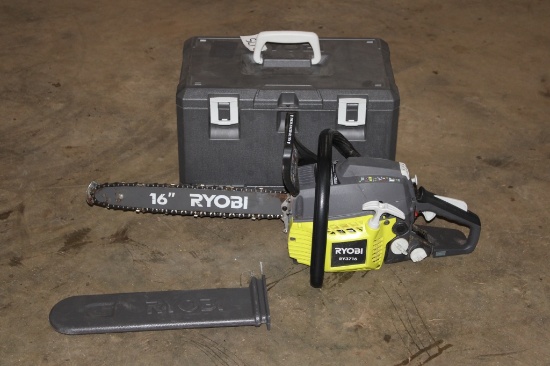 Ryobi 16" Gas Powered Chainsaw with Case