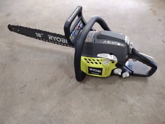 Ryobi 18" Gas Powered Chainsaw with Case
