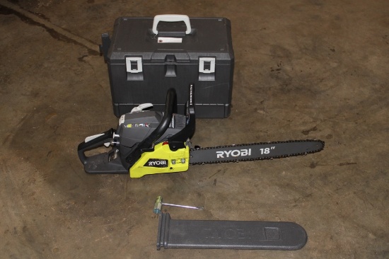 Ryobi 16" Gas Powered Chainsaw with Case