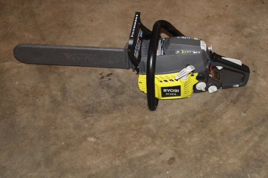 Ryobi 18" Gas Powered Chainsaw with Case