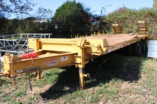 2015 Hooper 12 Ton Tandem Equipment Trailer