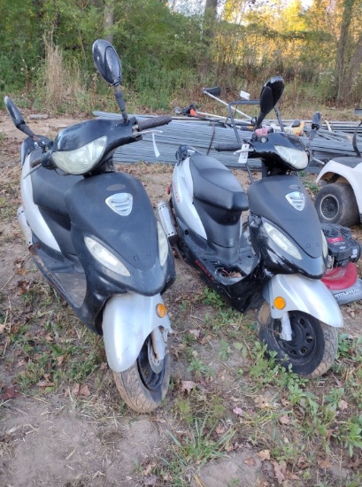 Pair of Gas Scooters