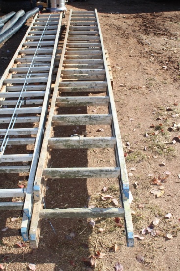 32 Ft. Aluminum Extension Ladder