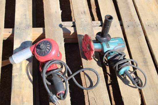 Heat Gun & Makita Disc. Sander