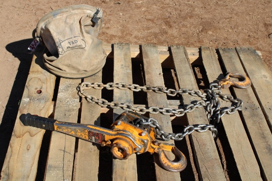 Harrington 3 Ton Manual Lever Chain Hoist