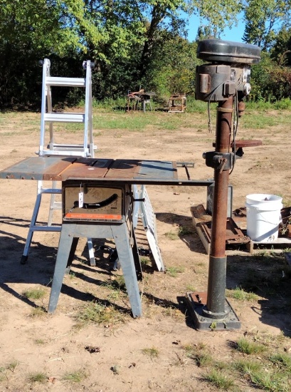 Table Saw & Drill Press