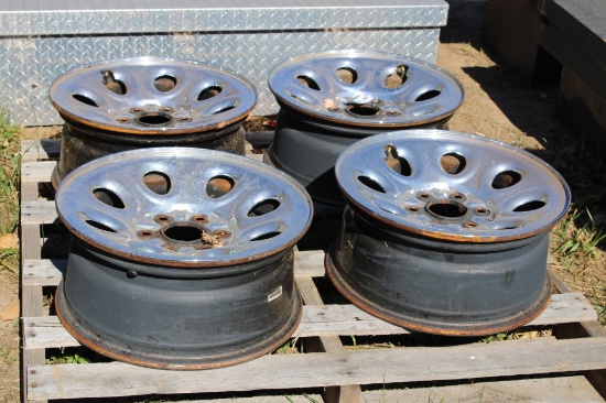 Set of 6 Lug Chevrolet Truck Wheels