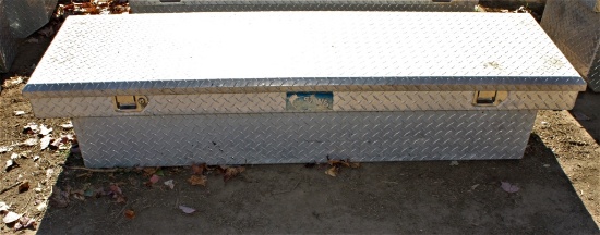 Aluminum Diamond Plate Truck Box  - No Key