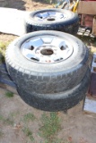 Set of 8 Lug GM Wheels & Tires