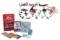 Large Group of Model Airplanes and Metal Ford Airline Sign