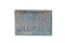 'Twin City Millworks' Painted Wood Sign, Double Sided