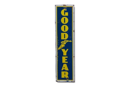 'Goodyear' Original Porcelain Sign,