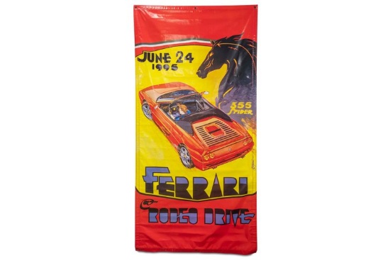 1995 'Concours on Rodeo' Vinyl Banner