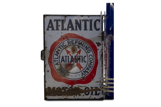'Atlantic Motor Oil' Porcelain Sign