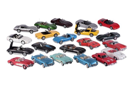 Group of Corvettes