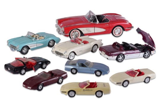 Group of Corvettes