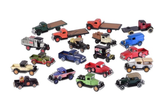 Group of Pickup and Utility Trucks