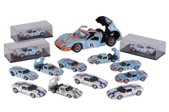 Group of Ford GT Models