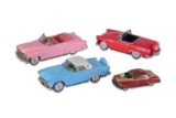 Group of Four Tin Japanese Manufacture Friction Cars