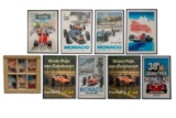 Group of Assorted Framed 'Grand Prix' Posters, Primarily Monaco