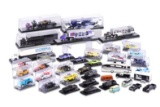 Group of Cars and Transporters, Primarily in Display Cases