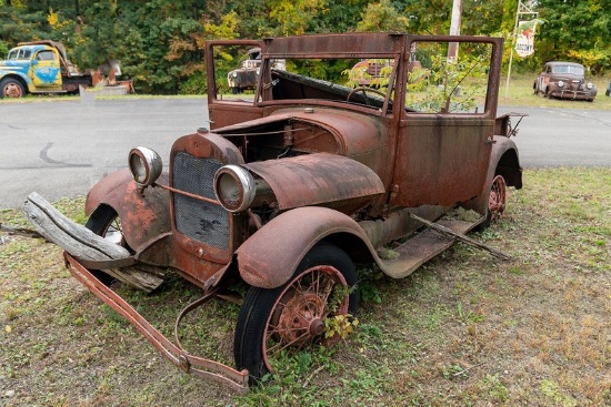 Ford Model A Pickup Truck Yard Art