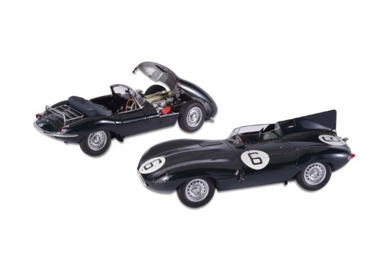 Pair of Jaguars including Jaguar XK-SS and Jaguar D-Type with serial no. 383