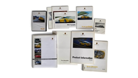 2004-2005 911 GT3 (996.2) Assorted Internal and Advertising Literature