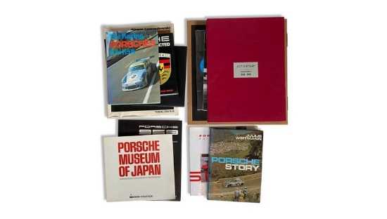 Twelve Assorted Porsche Books