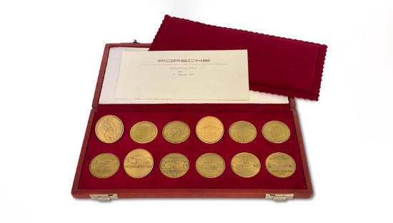 1962-1973 VIP Factory Gift Coin Set in Leather Gift Box