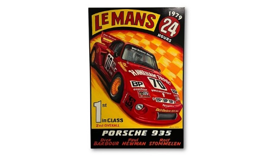 1979 24 Hours of Le Mans Dick Barbour Racing Porsche 935 - Original Painting