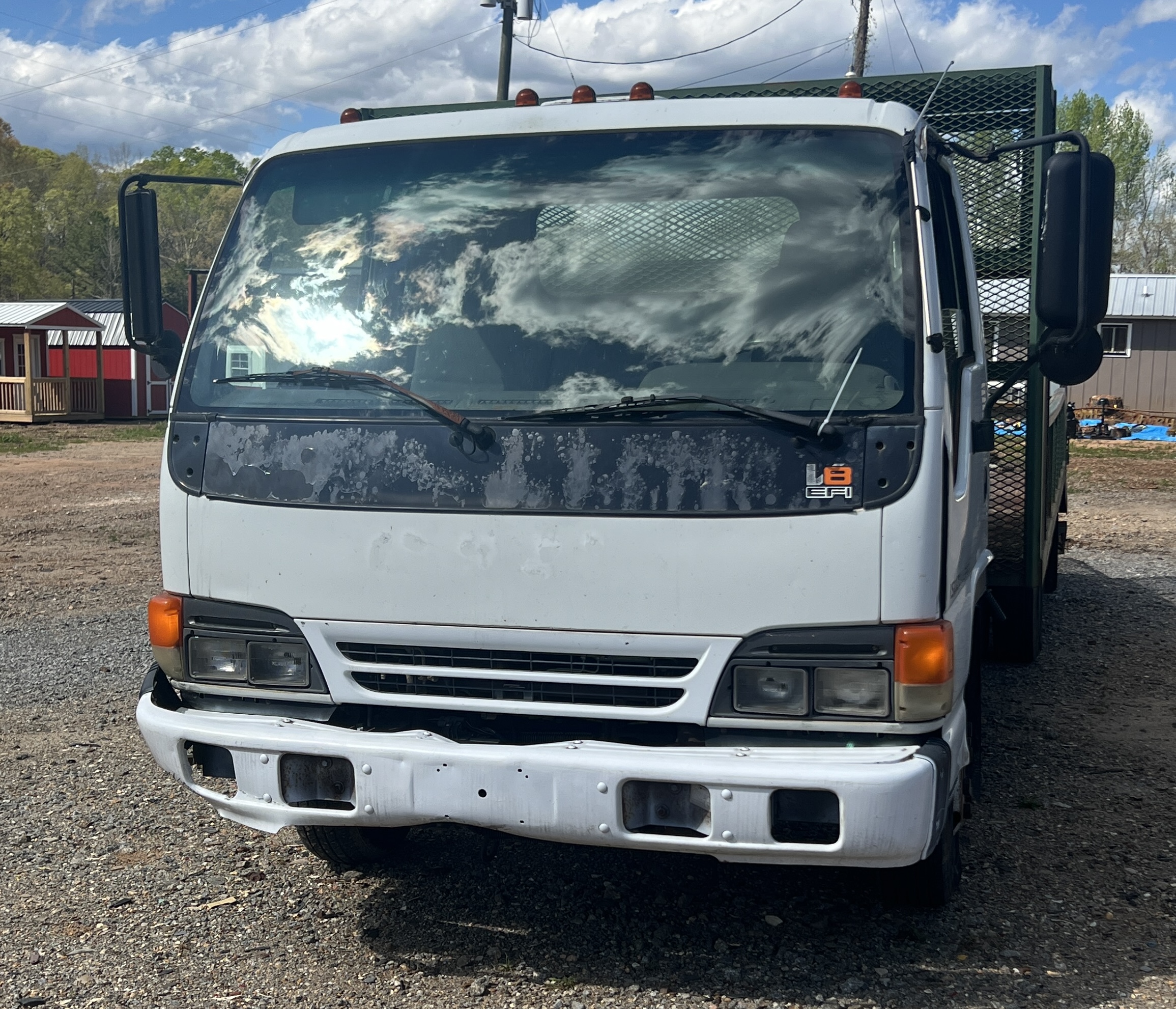 1998 Isuzu NPR Flatbed Landscape Truck- 129+k | Proxibid