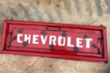 Chevy Tailgate Metal Sign