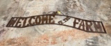 Welcome to the Farm Metal Sign