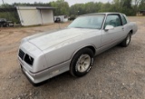 1984  Chevy Monte Carlo SS- 49k Original Miles- Runs/Drives- BILL OF SALE ONLY
