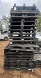 Stack of Steel Enforced Pallets