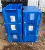 (6) Blue Totes