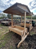 Wooden Feed Trough