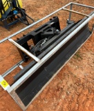 7FT Unused Quick Connect Hydraulic Push Blade for Skid Steer